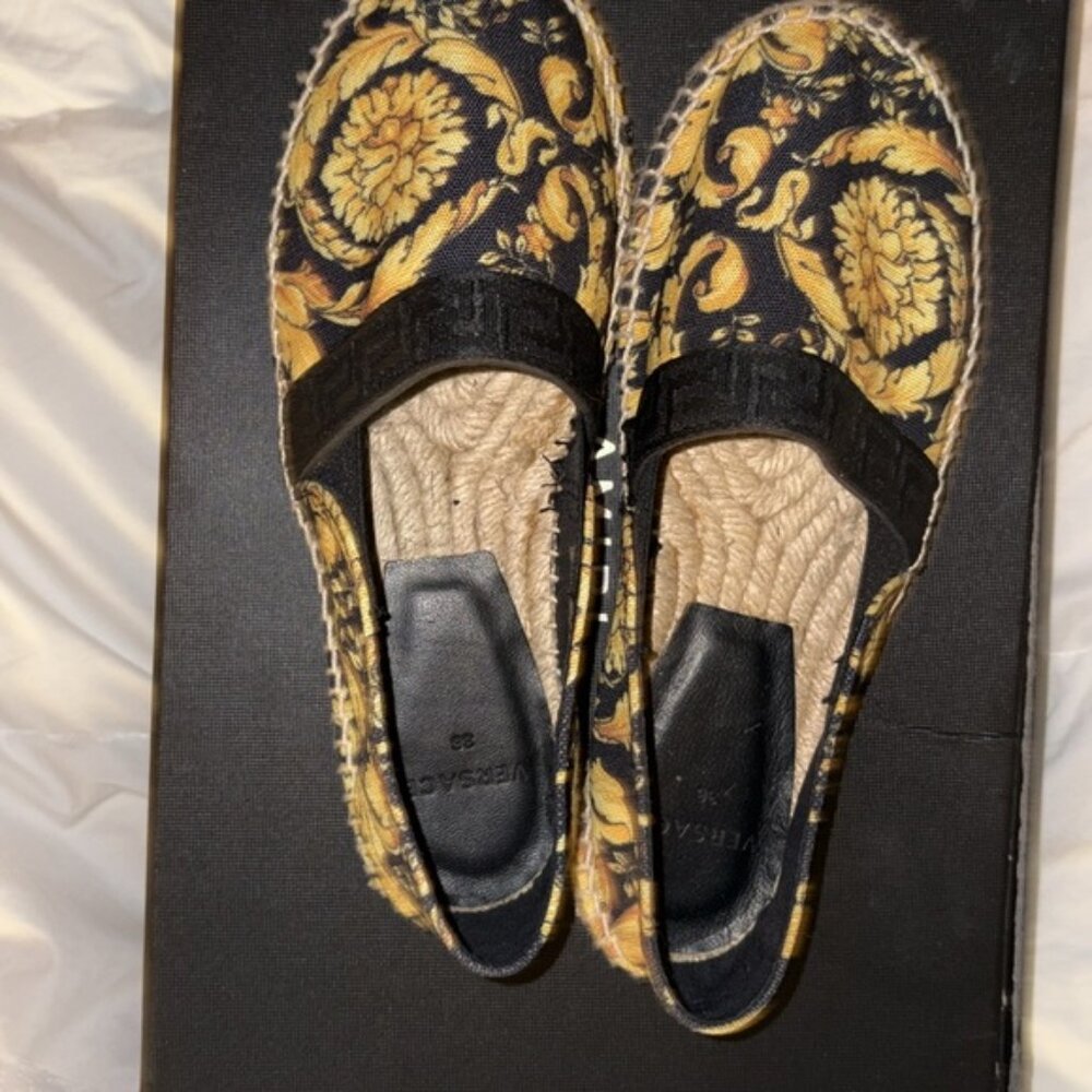 Kids Black Espadrilles